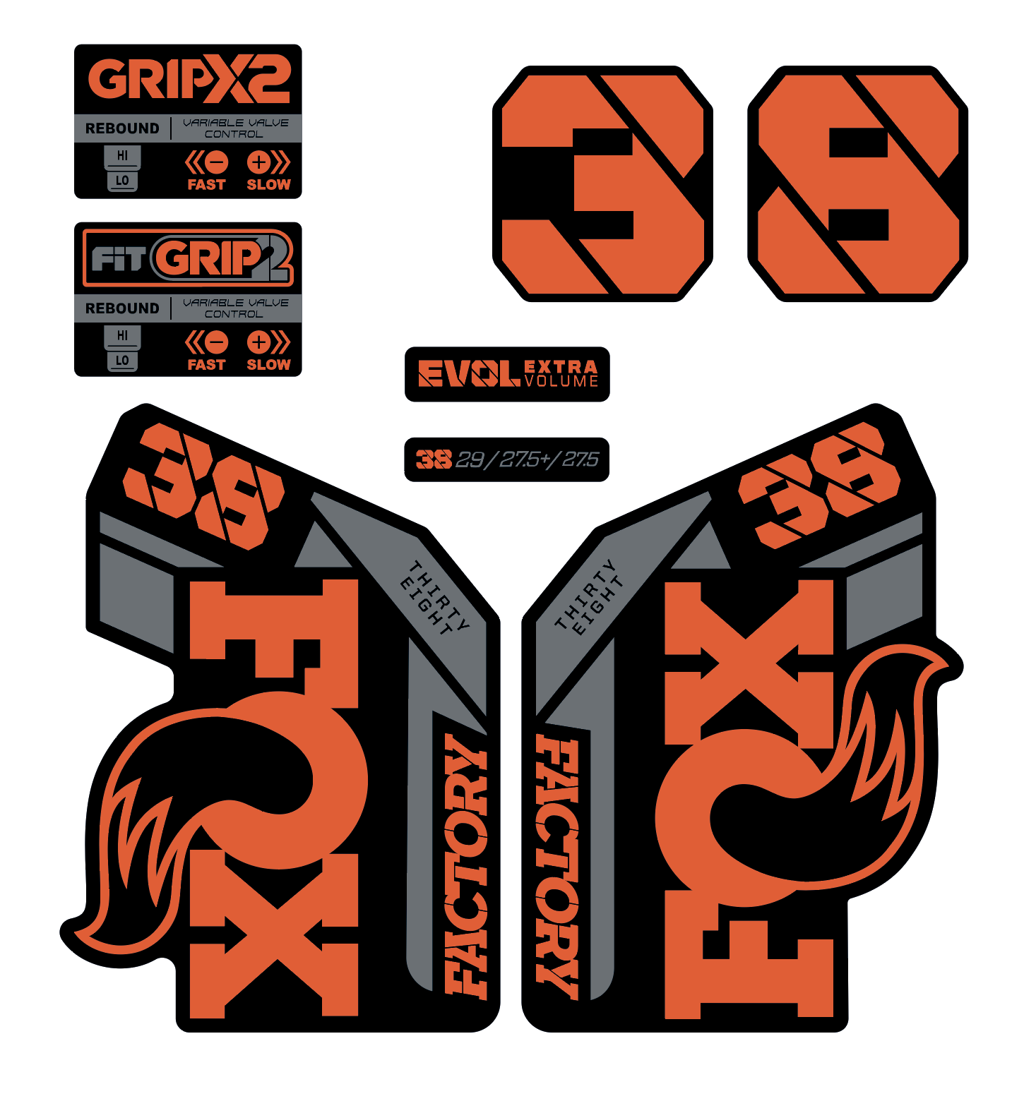 2021 FOX 38 FACTORY BLACK
