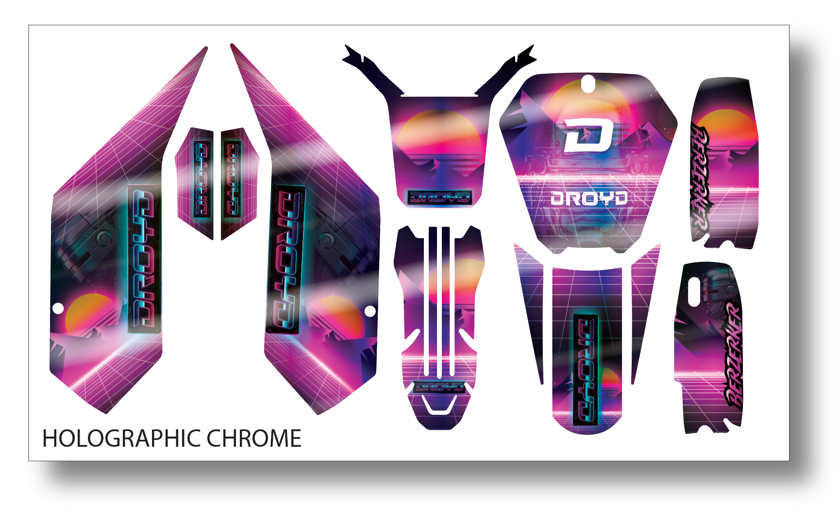 MY26 BERZERKER CYBERPUNK HOLOGRAPHIC CHROME STANDARD